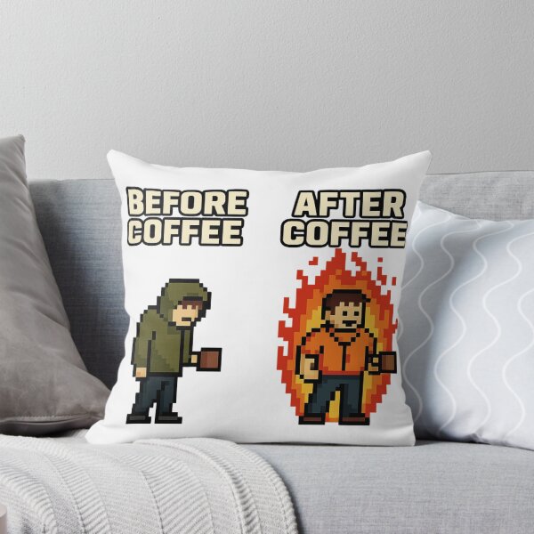 Item preview, Before Coffee / After Coffee – Pixel Glow-Up designed and sold by Loot Locker.