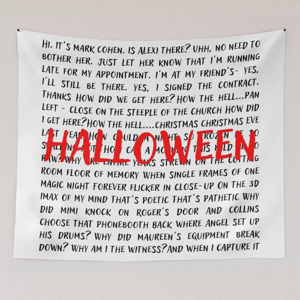 Item preview, Rent lyrics designed and sold by broadwaygirl142.