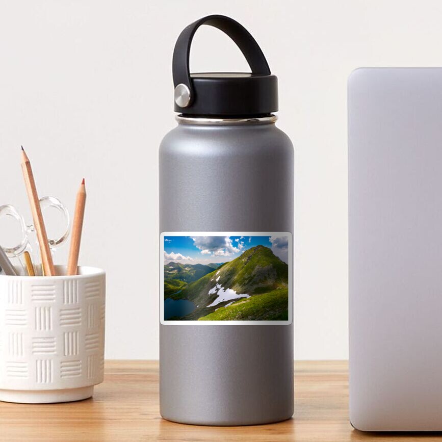 saua caprei peak of Fagarasan mountains Sticker