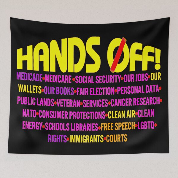 Item preview, Hands Off Protest Social Security designed and sold by Teetreasure2.