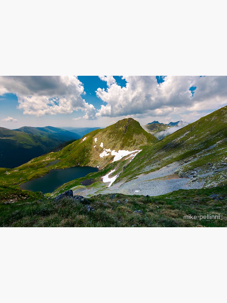 saua caprei peak of Fagarasan mountains by mike-pellinni