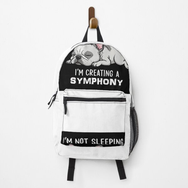 Item preview, A French Bulldog Sleeping, or Creating a Symphony designed and sold by Zini-ArtStudio.