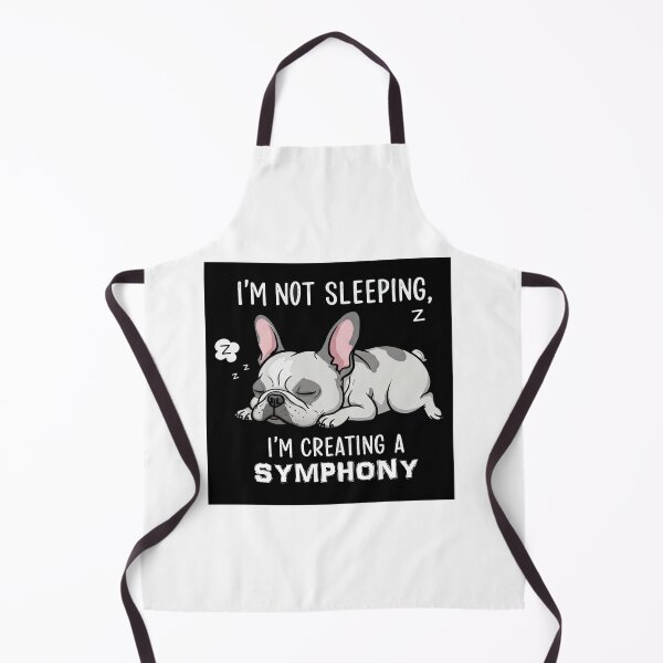 Item preview, A French Bulldog Sleeping, or Creating a Symphony designed and sold by Zini-ArtStudio.