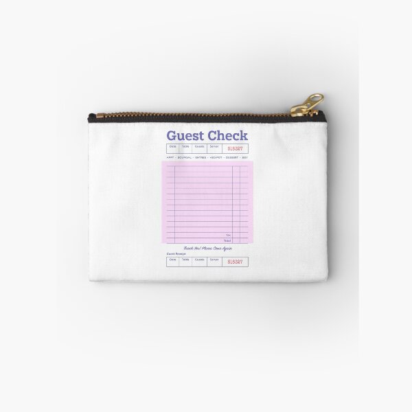 Item preview, Pink Guest Check designed and sold by abigailwiley.