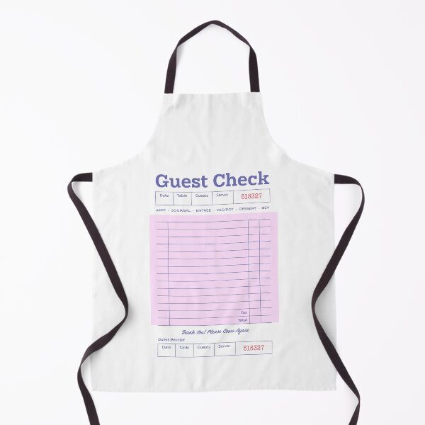 Item preview, Pink Guest Check designed and sold by abigailwiley.