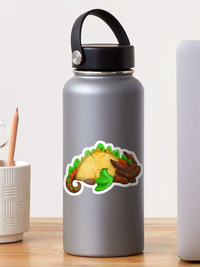 Thumbnail 1 of 3, Sticker, Taco Dragon designed and sold by bgolins.