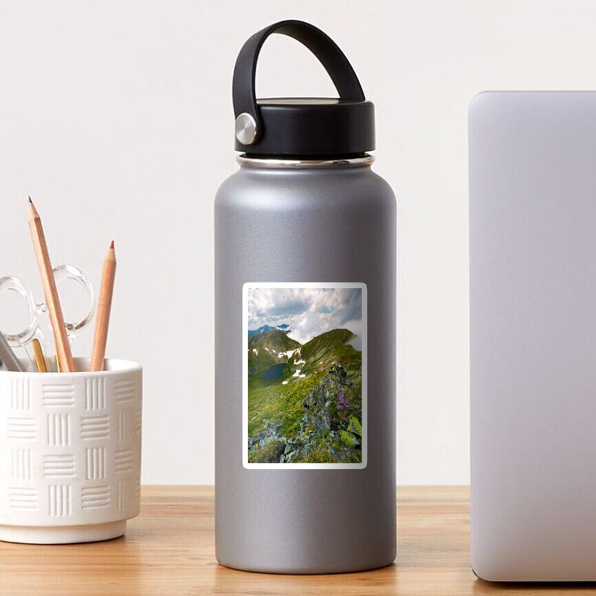 saua caprei peak of Fagarasan mountains Sticker
