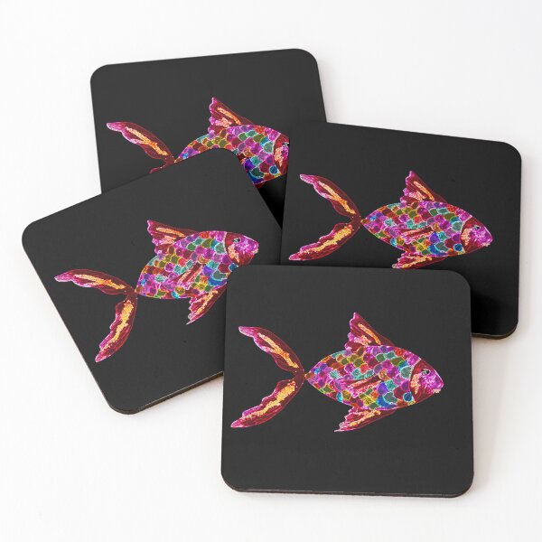 Item preview, Rainbow Fish - Neon, Pink, Glitter designed and sold by Vision Illustrated.