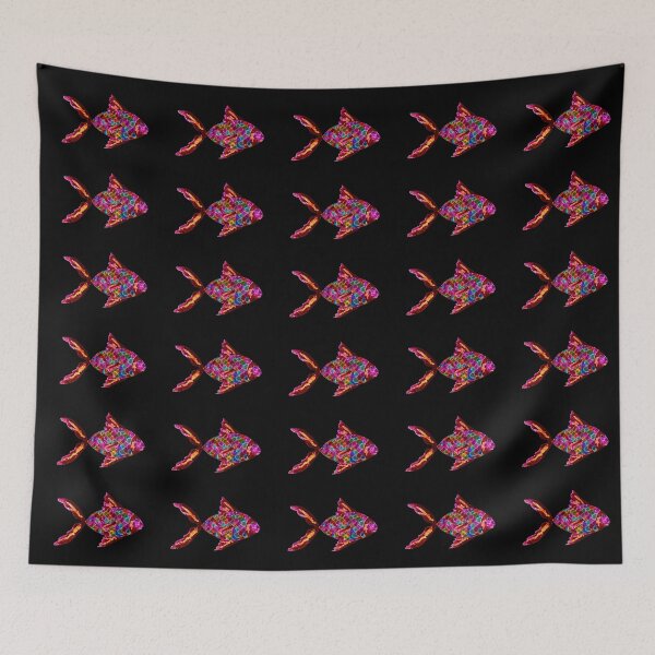 Item preview, Rainbow Fish - Neon, Pink, Glitter designed and sold by Vision Illustrated.