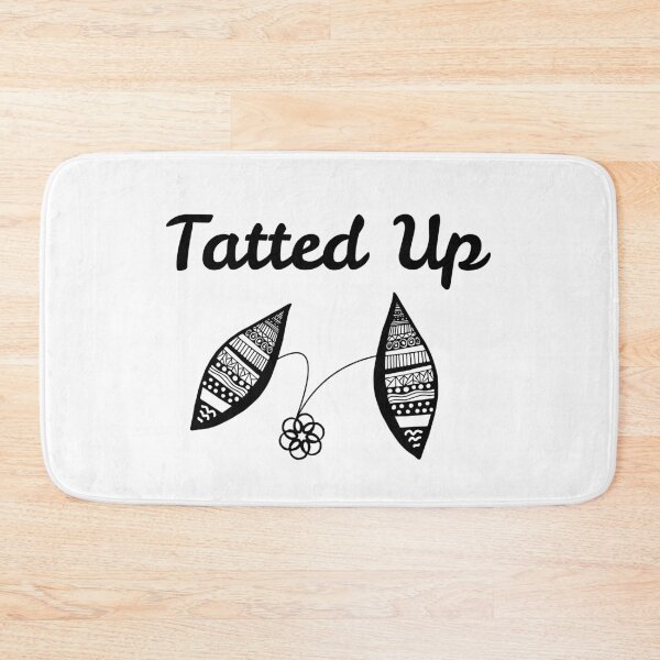 Item preview, “Tatted Up” crafting humor tatting shuttle design designed and sold by MoreThanTat.