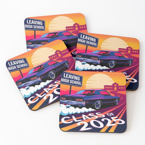 Item preview, Best gifts for Class of 2025 graduates, Leaving High School, Driving into the sunset designed and sold by HippyTees.
