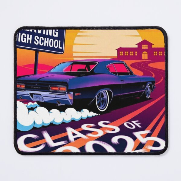 Item preview, Best gifts for Class of 2025 graduates, Leaving High School, Driving into the sunset designed and sold by HippyTees.