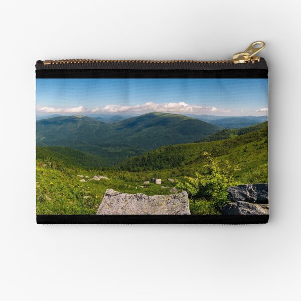 gorgeous panoramic landscape on Runa mountain Zipper Pouch