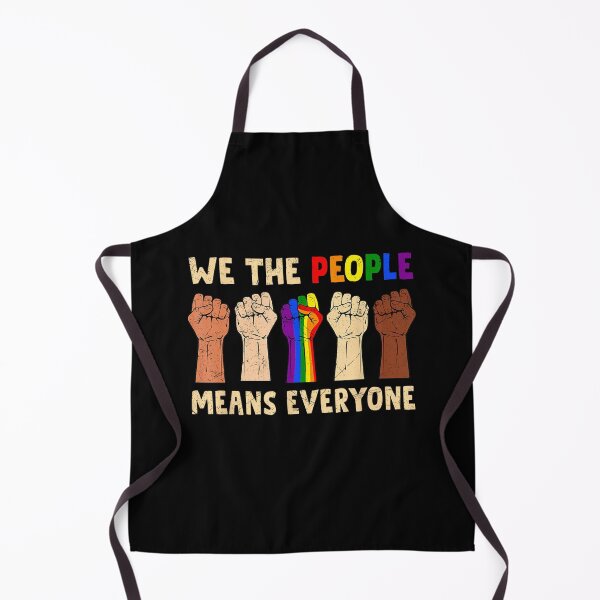 Item preview, We The People Means Everyone LGBT Flag BLM Black Melanin designed and sold by lidanmasi.