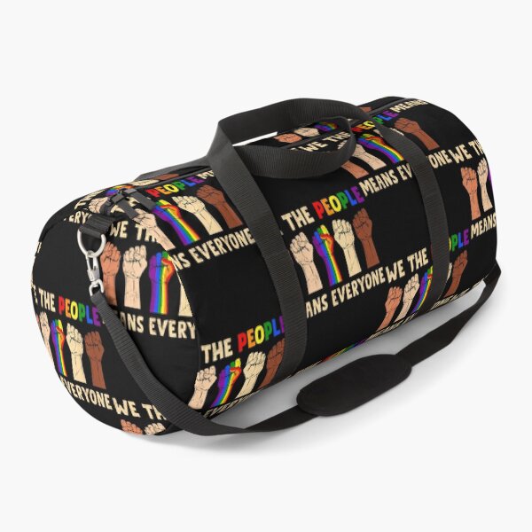 Item preview, We The People Means Everyone LGBT Flag BLM Black Melanin designed and sold by lidanmasi.