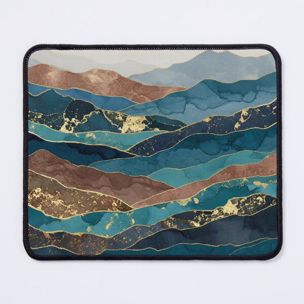 Item preview, Abstract Metallic Mountainscape designed and sold by svarupa.