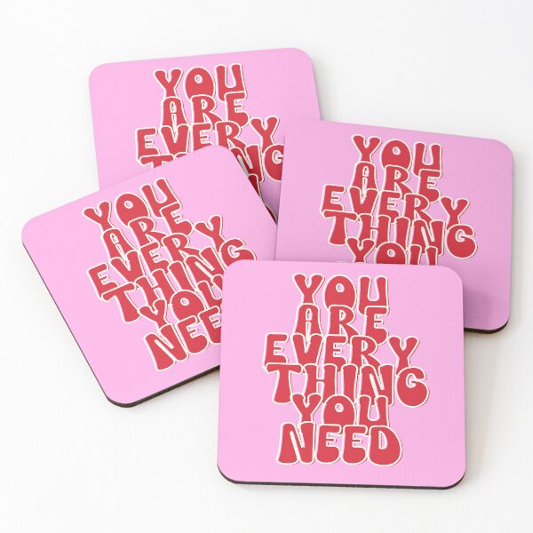 Item preview, Girl Motivational quote, You are everything you need, Self-love Quote, Pink designed and sold by Magic Love Art Print.