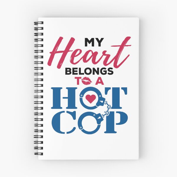 Item preview, My Heart Belongs to a Hot Cop Police Wife designed and sold by jaygo.