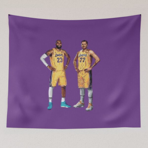 Item preview, Lebron James and Luka Doncic designed and sold by pixelsports2.