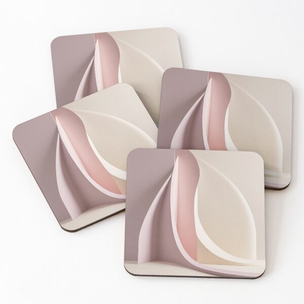 Item preview, Curved Pastel Layers Minimal Abstract designed and sold by Harmonic_Layers.