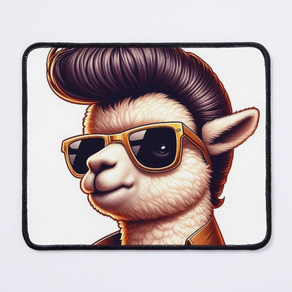 Item preview, Goofy Alpaca with an Over-the-Top Pompadour Reloaded-Viral Drop 2025 designed and sold by Imaginarium of Chaos falcon88 .