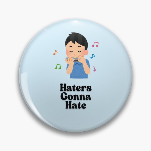 Item preview, Haters Going to Hate Harmonica Player – Cool Music Lover Design designed and sold by Basma Store.