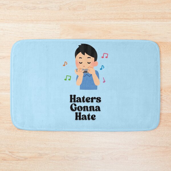 Item preview, Haters Going to Hate Harmonica Player – Cool Music Lover Design designed and sold by Basma Store.