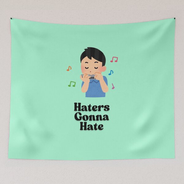 Item preview, Haters Going to Hate Harmonica Player – Cool Music Lover Design designed and sold by Basma Store.