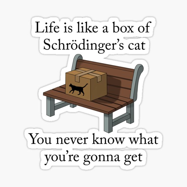 Artikel-Vorschau von Parodie auf Schrödingers Katze – klassisches Filmzitat, designt und verkauft von FABulousStudio.