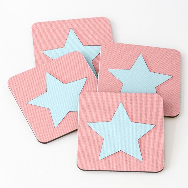 Item preview, Dynamic Blue Star on Radiant Red designed and sold by AmbientArtCo.