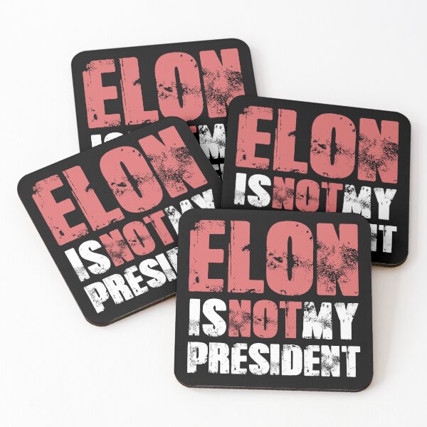 Item preview, Elon Musk Is NOT My President designed and sold by thepixelgarden.