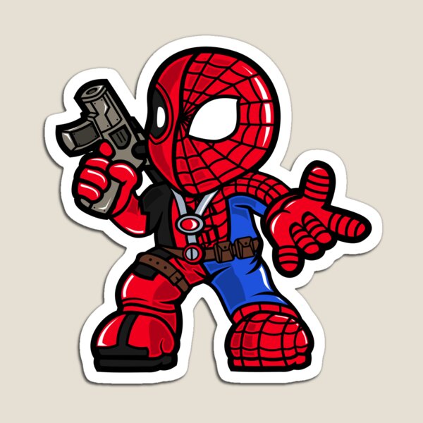 Item preview, Spidey Merc Chibi Art Style designed and sold by mafiatees-intl.