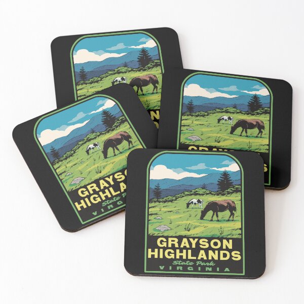 Item preview, Grayson Highlands State Park Virginia Retro designed and sold by HalpinDesign.