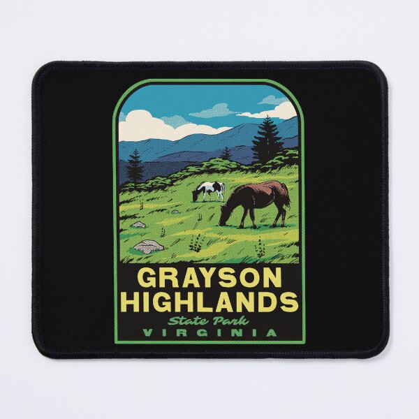 Item preview, Grayson Highlands State Park Virginia Retro designed and sold by HalpinDesign.