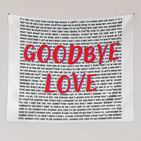 Item preview, Rent lyrics designed and sold by broadwaygirl142.