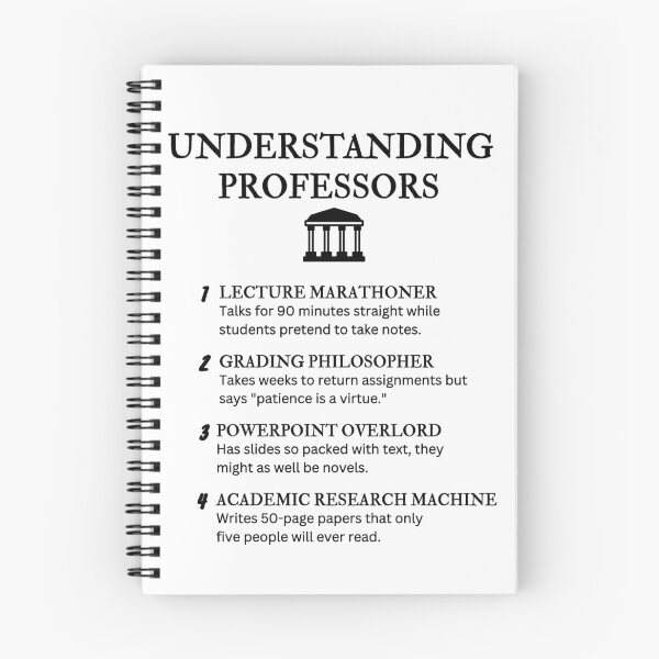 Item preview, UNDERSTANDING PROFESSORS – Funny Academic Humor designed and sold by PsyFlow35.