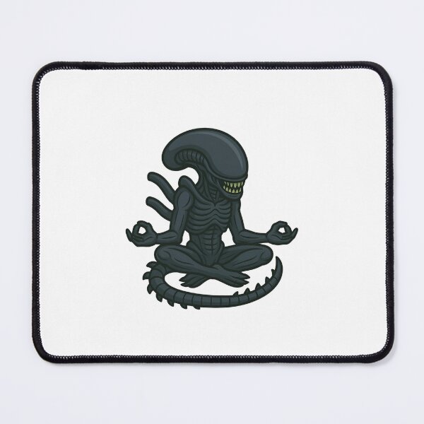 Item preview, Zen Xenomorph – Alien Meditation Minimalist Art designed and sold by sabily.