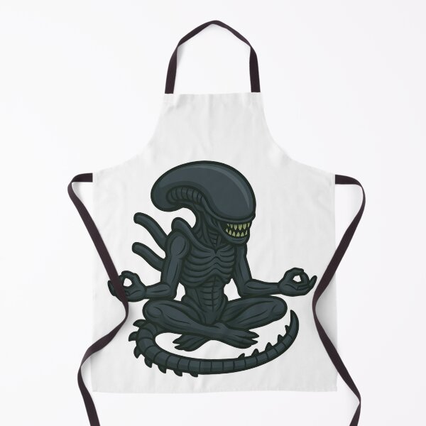 Item preview, Zen Xenomorph – Alien Meditation Minimalist Art designed and sold by sabily.