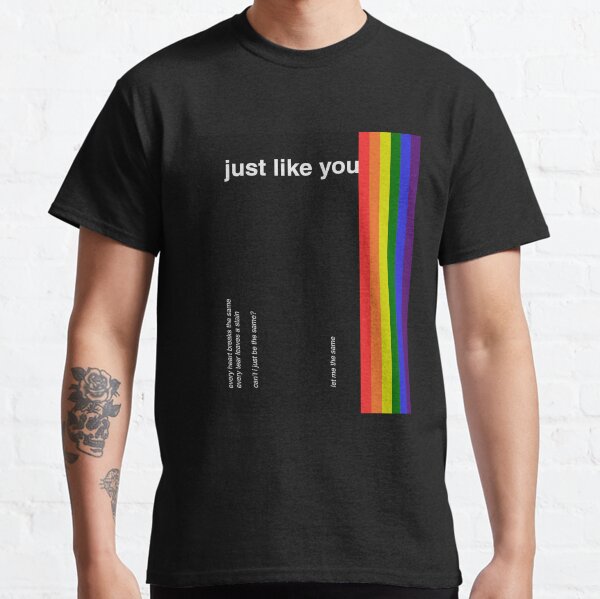 SIMPLEMENTE COMO TU - ARCO IRIS Camiseta clásica