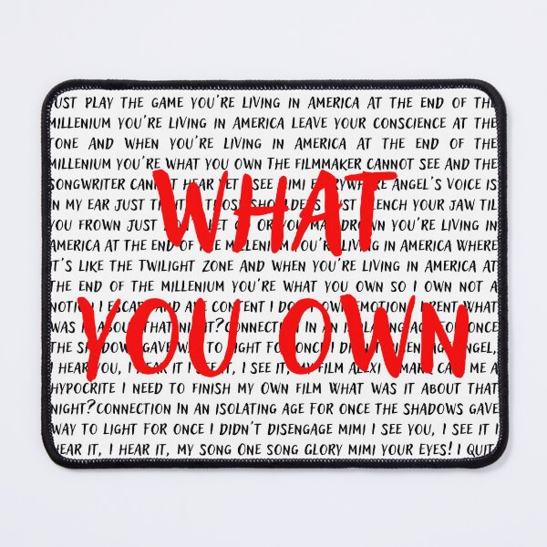 Item preview, Rent lyrics designed and sold by broadwaygirl142.