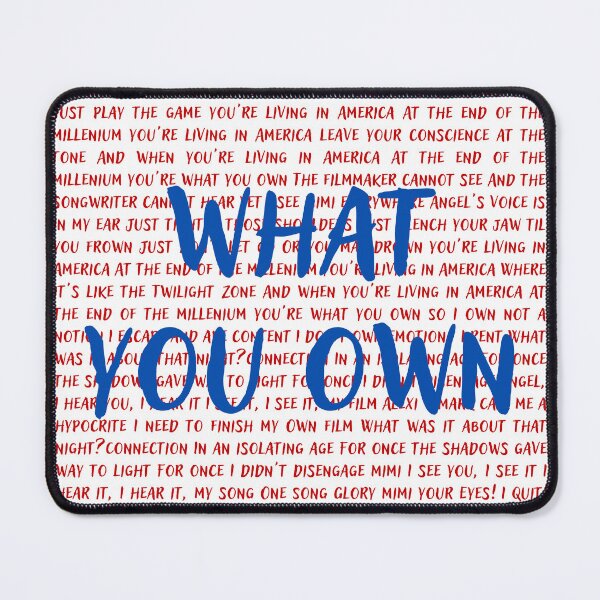 Item preview, Rent lyrics designed and sold by broadwaygirl142.