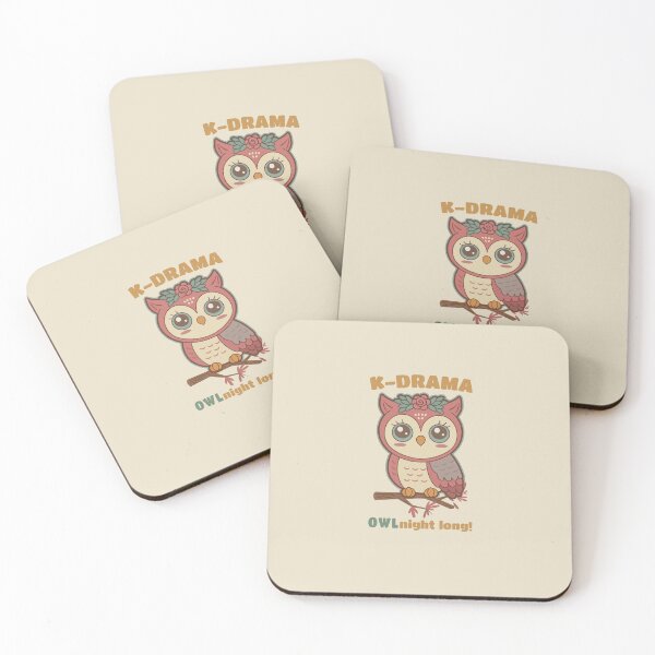 Item preview, K-Drama OWLnight Long – Cute Vintage Aesthetic Night Owl Design designed and sold by KGlam.