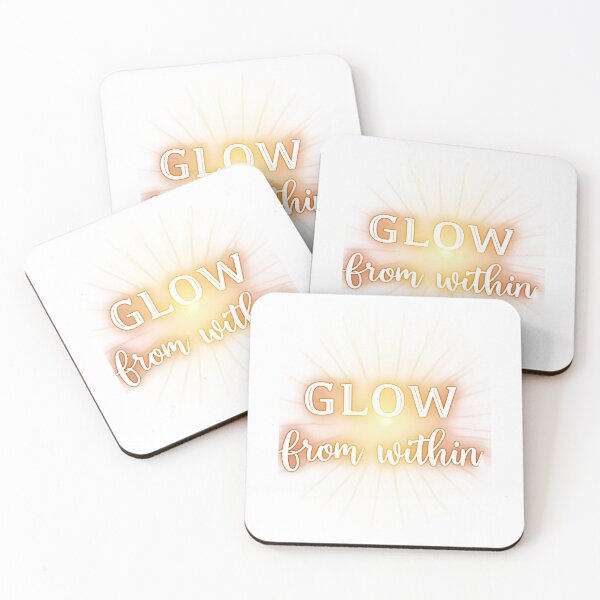 Item preview, Glow From Within – Inspirational Aesthetic Sticker designed and sold by gogettadriptees.