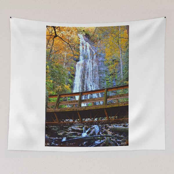 Item preview, Mingo Falls Cherakee North Carolina In Autumn designed and sold by LisaWootenPhoto.