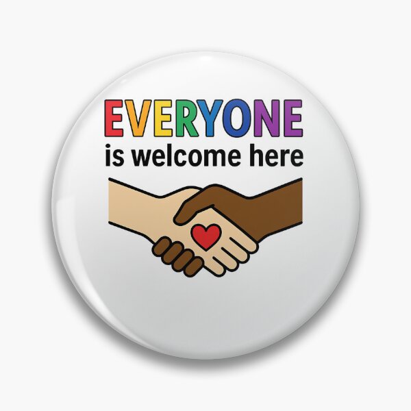 Item preview, EVERYONE Is Welcome – Inclusive Handshake Illustration designed and sold by sabily.