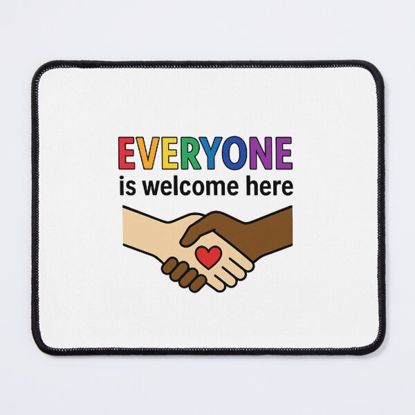 Item preview, EVERYONE Is Welcome – Inclusive Handshake Illustration designed and sold by sabily.