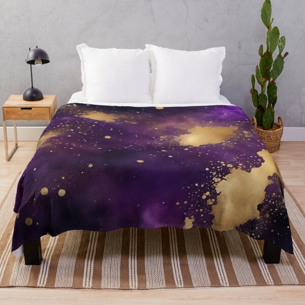 Artikelvorschau, Lila und Gold Space entworfen und verkauft von CalmnessbyChoice.