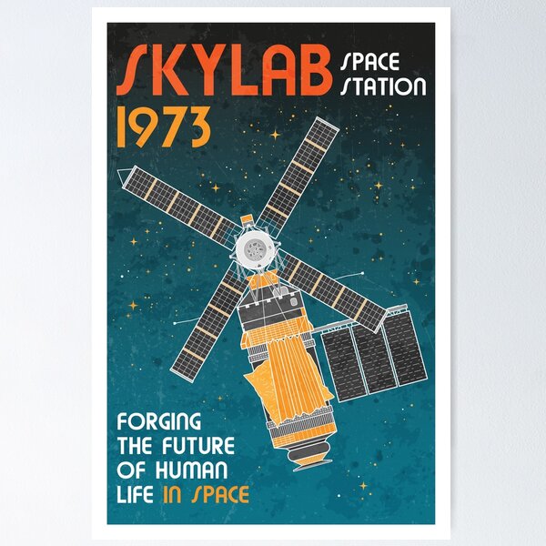 Item preview, Skylab Space Station. 1973 (Retro) designed and sold by BGALAXY.