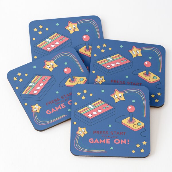Item preview, "Press Start to Play" T-shirt - Retro Stars designed and sold by Indoni.