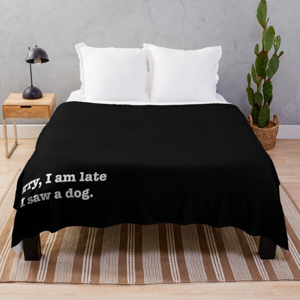 Item preview, Sorry, I am late. I saw a dog. designed and sold by bklyng.
